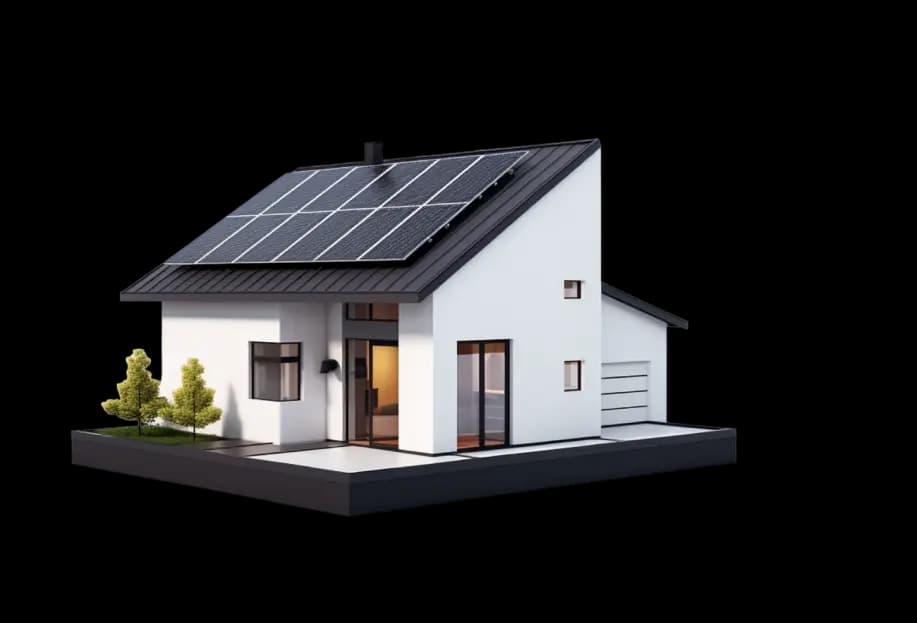 Casa com energia solar